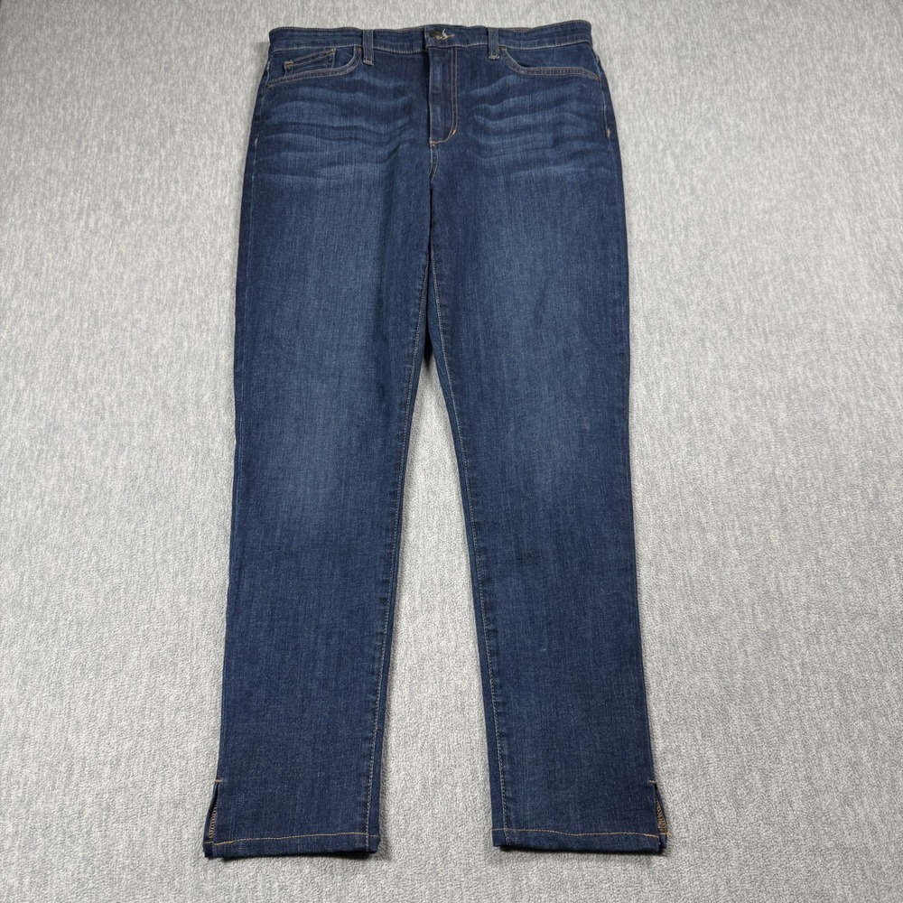 Joe's Jeans Denim Womens 31 Blue High‎ Rise Skinny Ankle Slit Hem Stretch Casual